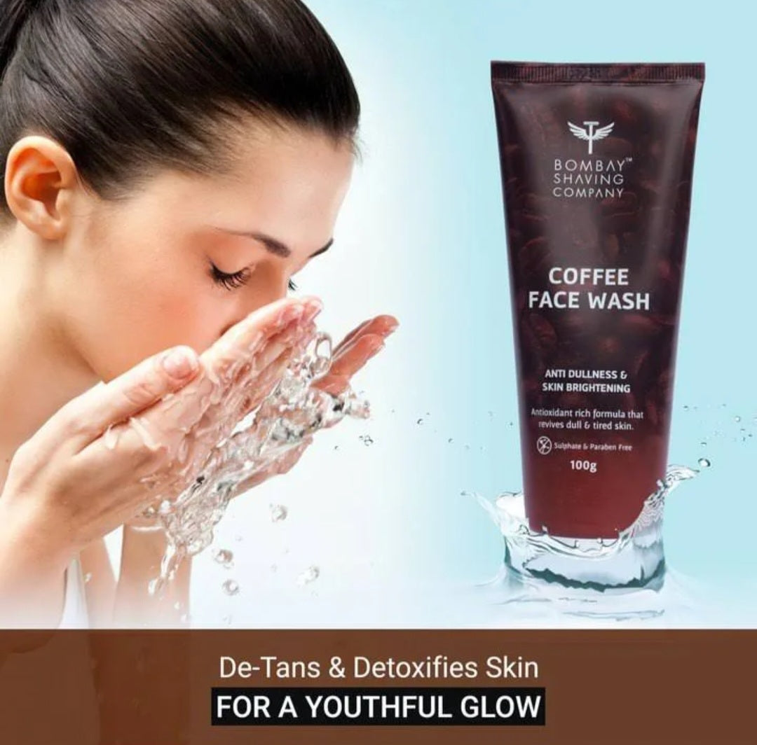 Face Wash- Bombay Shaving Company Coffee Face Wash with Antioxidant Formula for Brightening the Dull Skin 50gm