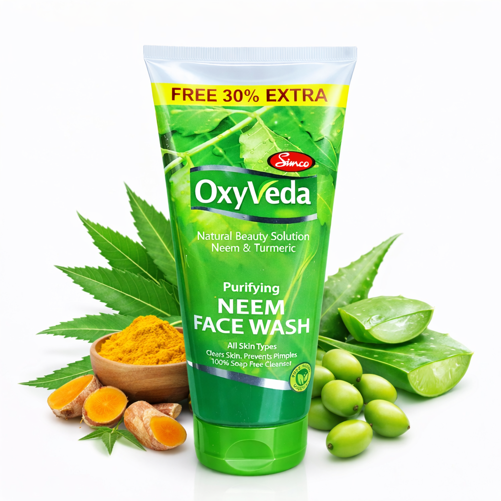 Face Wash- Magical Combo of OxyVeda Purifying Neem Face Wash (65 ml) and Cleansing Apricot Face Wash (65ml)