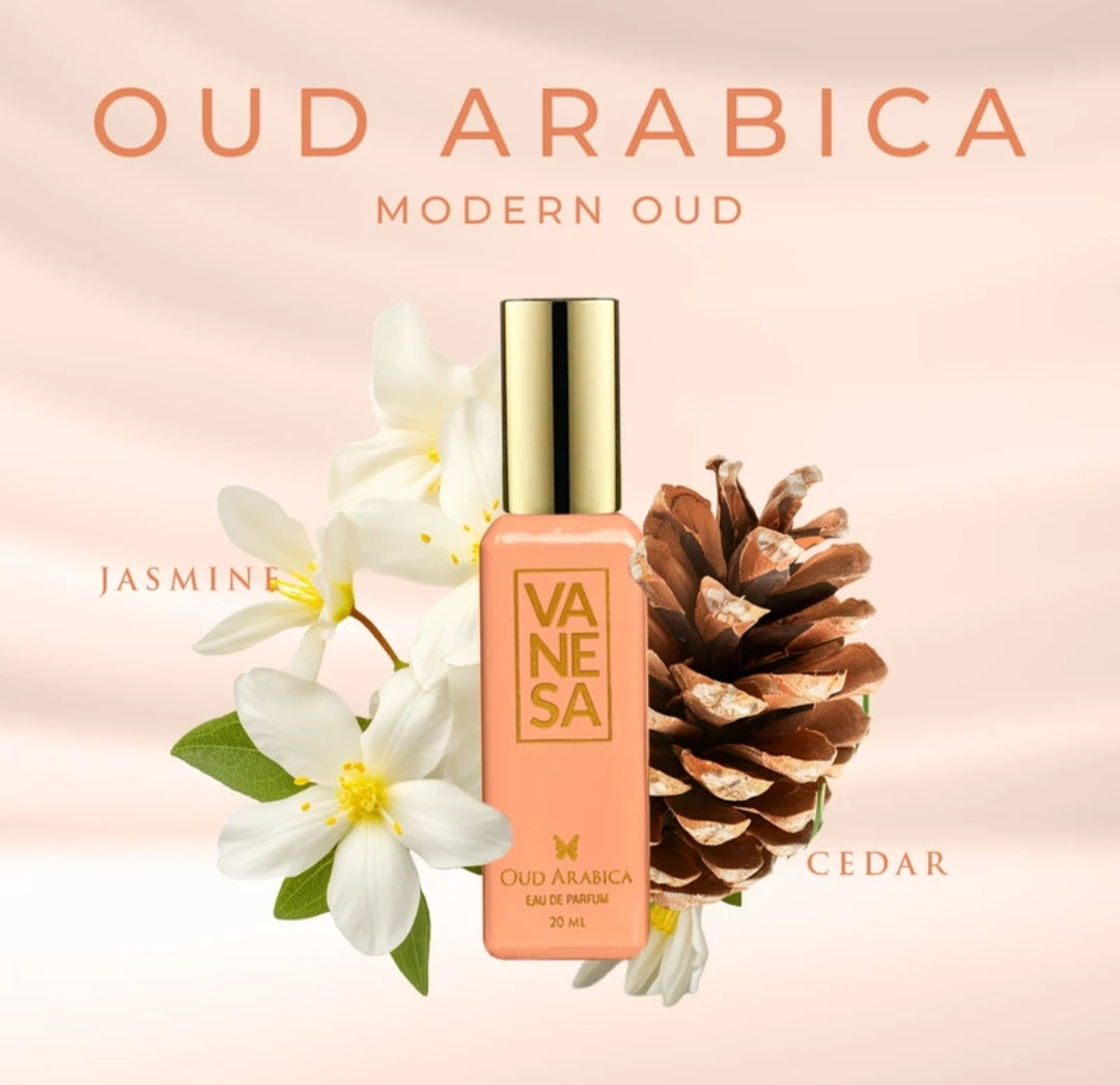 Perfumes & Deodorants- VANESA Divine Perfume Gift Set of 4 Perfumes (Babe, Caper, Scarlet & Oud Arabika) 80 ml (20ml each)