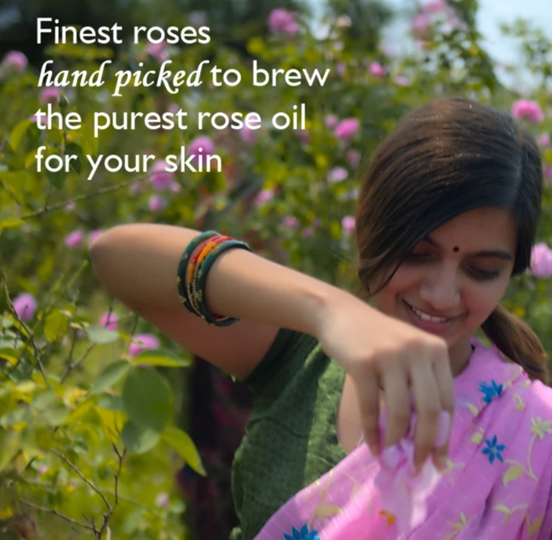 Rose Water- Dabur Gulabari 3-in-1 Premium Face Cleanser enriched with 100% Pure Rose Oil for Cleansing, Moisturizing & Refreshing usable for All Skin Types - 100ml