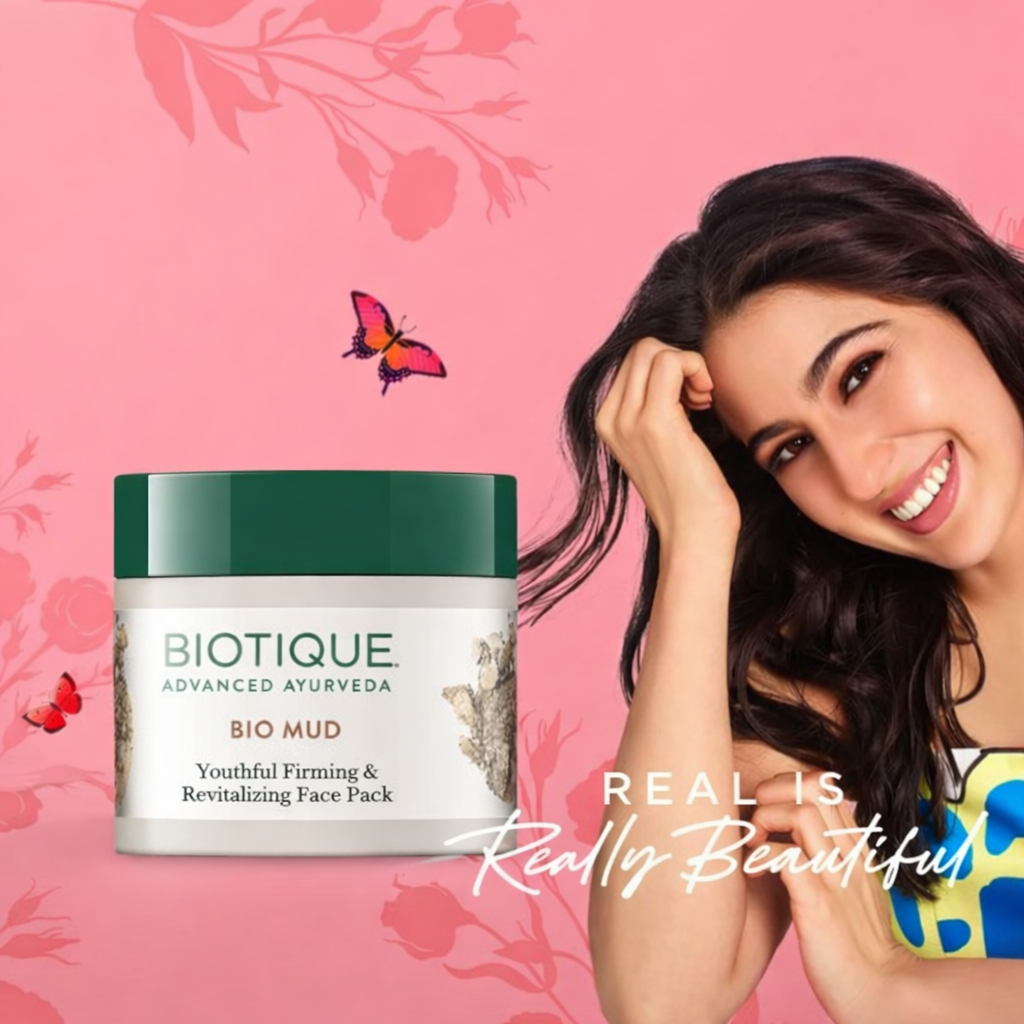 Face Pack and Face Mask- BIOTIQUE Advanced Ayurveda's Bio Mud Face Pack for Youthful Firming & Revitalizing Face - 75gm
