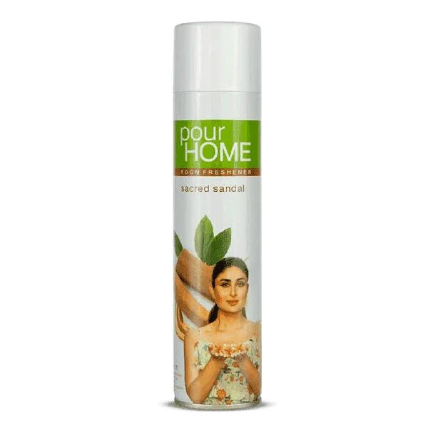Vanesa Pour Home Room Freshener (Sacred Sandal) 220ML ( PACK OF 2 )